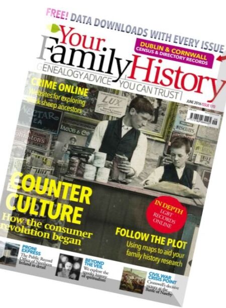 Your Family History – June 2016 Cover