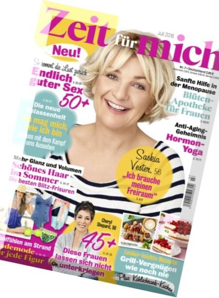 Zeit fur mich – Juli 2016 Cover