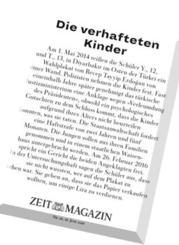 Zeit Magazin – 16 Juni 2016