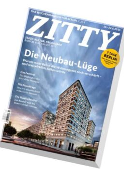 Zitty – 16 Juni 2016