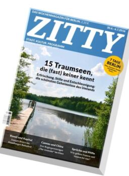 Zitty – 30 Juni 2016