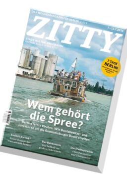 Zitty – 7 Juli 2016