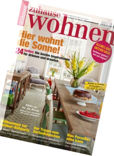 Zuhause Wohnen – Juli 2016 Cover