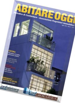 Abitare Oggi – Luglio 2016