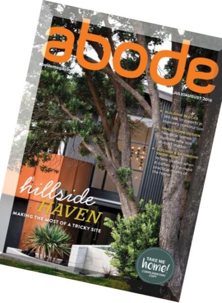 Abode Magazine – July-August 2016 Cover