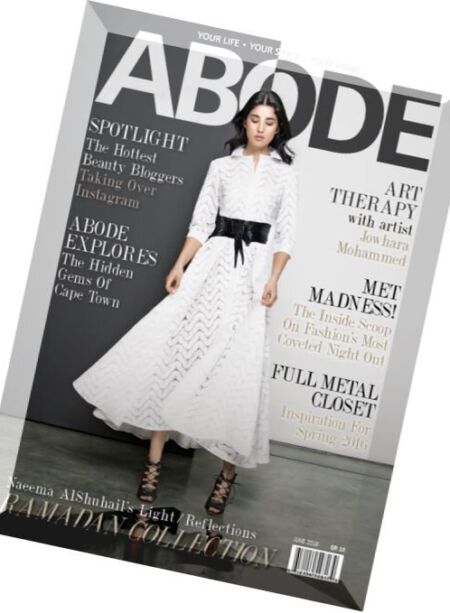 ABODE Qatar – June 2016 Cover