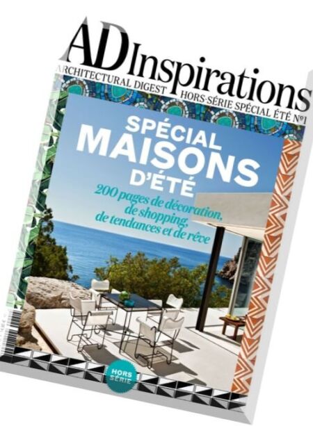 AD Architectural Digest France – Hors Serie Inspirations N 1, Ete 2016 Cover