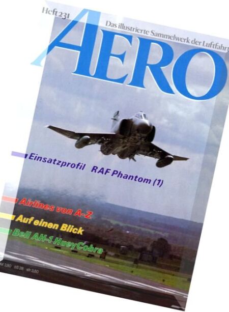Aero Das Illustrierte Sammelwerk der Luftfahrt – N 231 Cover
