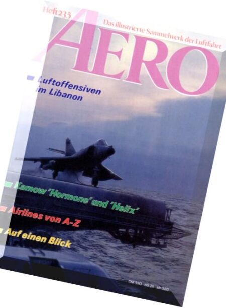 Aero Das Illustrierte Sammelwerk der Luftfahrt – N 235 Cover
