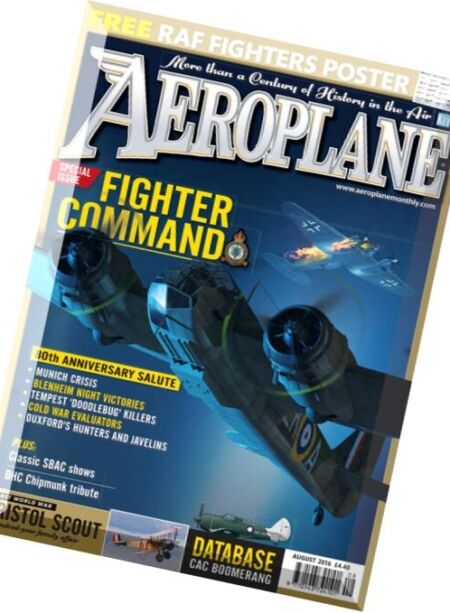 Aeroplane Monthly – August 2016 Cover