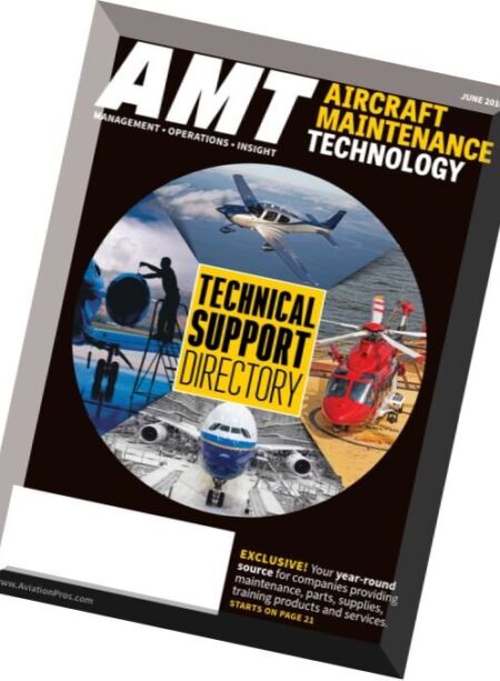 Aircraft Maintenance Technology – June 2016 Cover