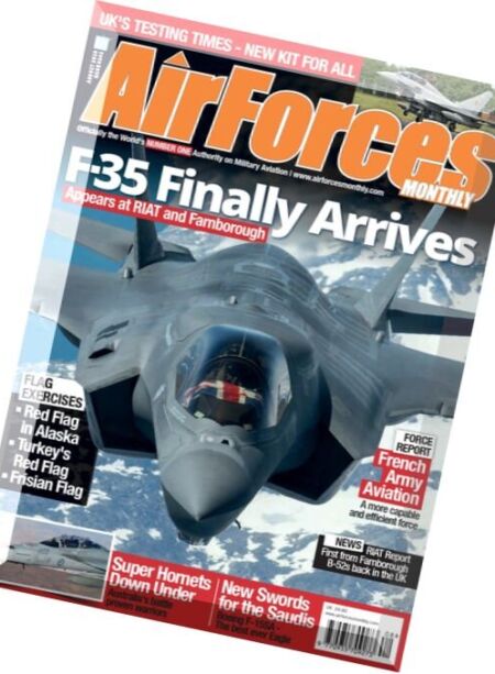 AirForces Monthly – August 2016 Cover