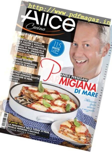 Alice Cucina – Agosto 2016 Cover