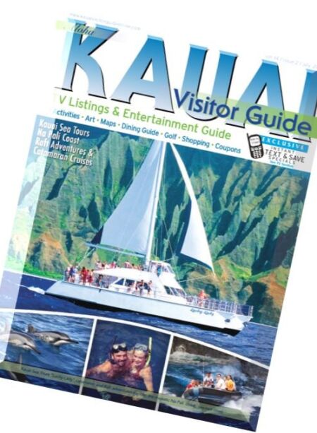 Aloha Kauai Visitor Guide – July 2016 Cover