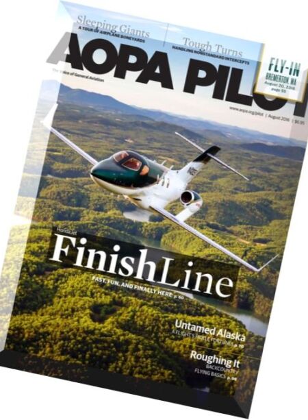 AOPA Pilot Magazine – August 2016 Cover