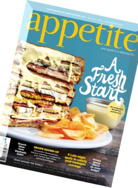 appetite – July 2016 Cover
