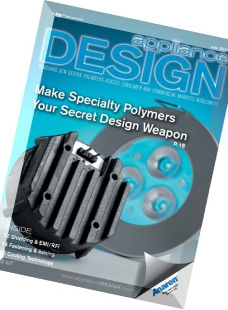 appliance DESIGN – July 2016 Cover