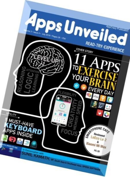 Apps Unveiled – July 2016 Cover