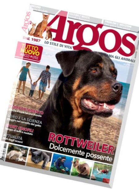 Argos – Agosto-Settembre 2016 Cover