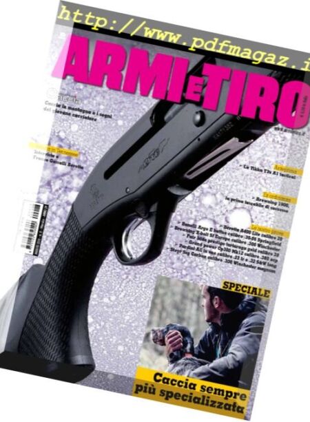 Armi E Tiro – Agosto 2016 Cover