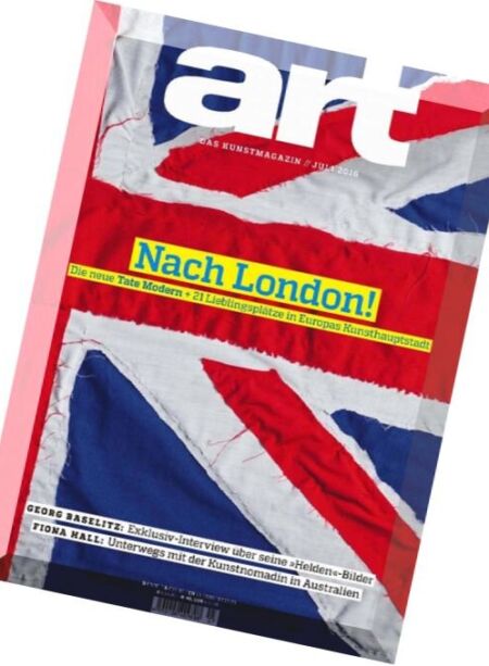 Art – N 07, Juli 2016 Cover
