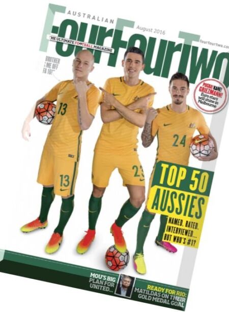 Australian FourFourTwo – August 2016 Cover