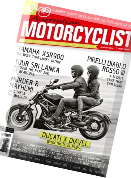Australian Motorcyclist – August 2016 Cover