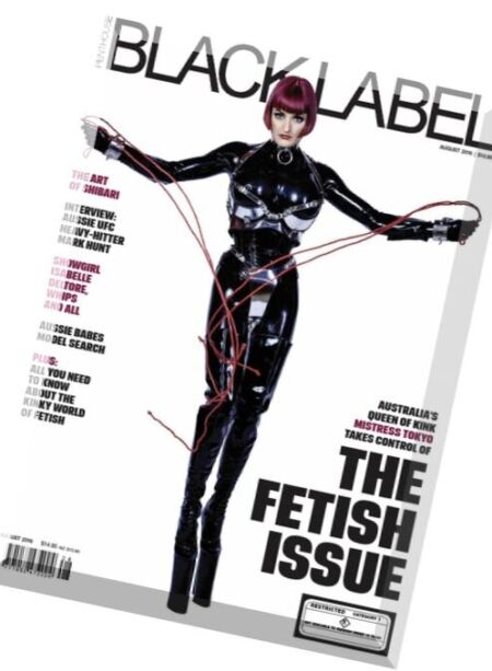Australian Penthouse Black Label – August 2016 Cover