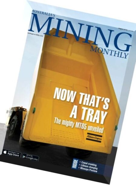 Australia’s Mining Monthly – August 2016 Cover