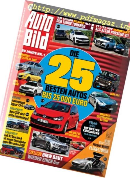 Auto Bild – N 30, 29 Juli 2016 Cover