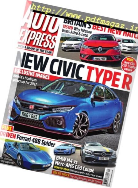 Auto Express – 3 August 2016 Cover
