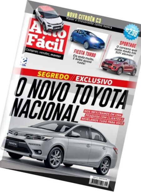 Auto Facil – Brazil – Issue 49, Julho 2016 Cover