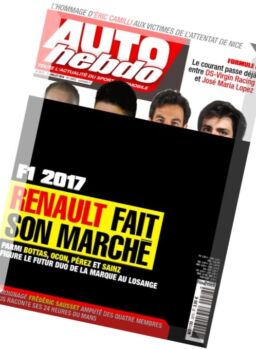 Auto Hebdo – 20 Juillet 2016