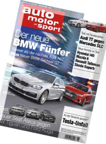 Auto Motor und Sport – 21 Juli 2016 Cover