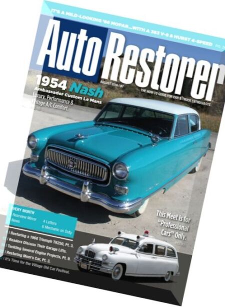 Auto Restorer – August 2016 Cover