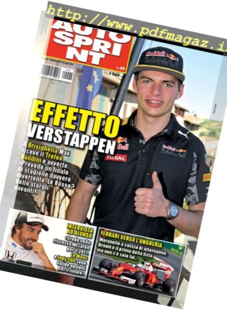 Auto Sprint – 19 Luglio 2016 Cover