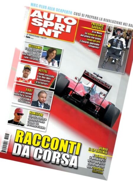 Auto Sprint – 28 Giugno 2016 Cover