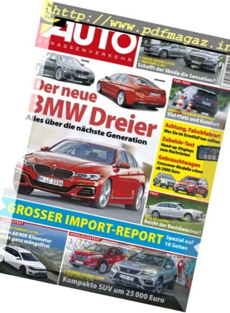 Auto Strassenverkehr – 27 Juli 2016 Cover
