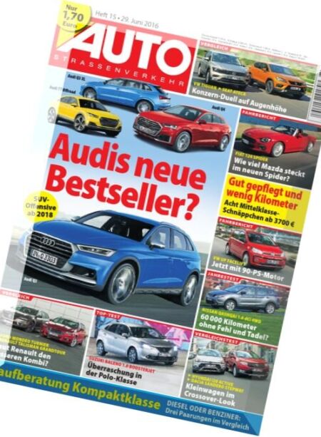 Auto Strassenverkehr – 29 Juni 2016 Cover