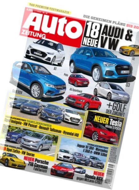 Auto Zeitung – Nr.13, 13 Juli 2016 Cover
