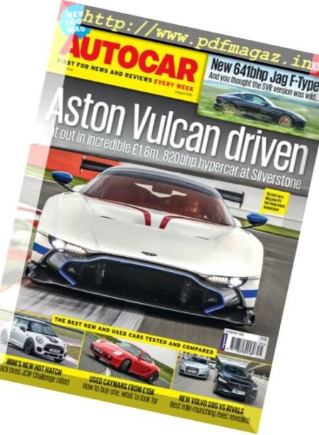 Autocar UK – 3 August 2016 Cover