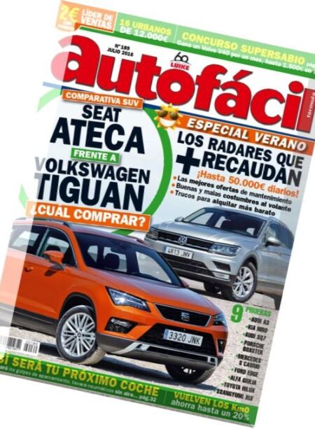Autofacil – Julio 2016 Cover