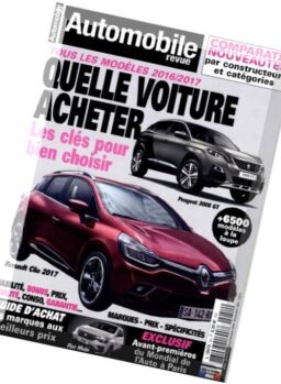 Automobile Revue – Aout-Octobre 2016