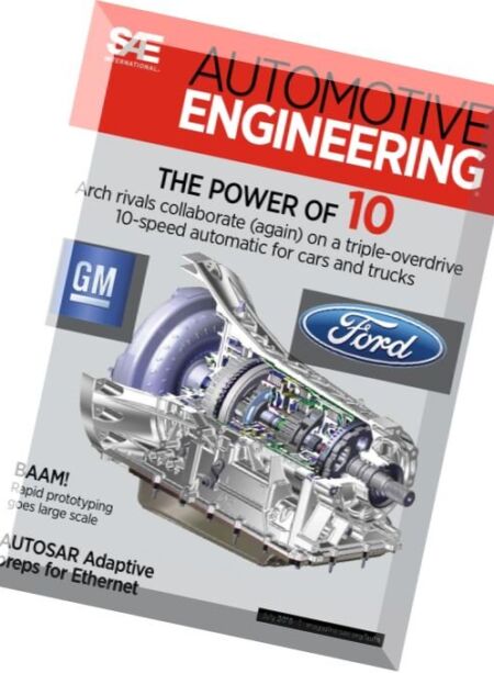 Automotive Engineering – July 2016 Cover