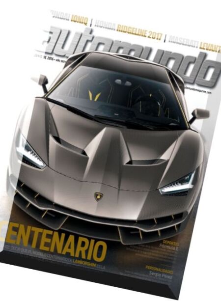 Automundo – Junio 2016 Cover