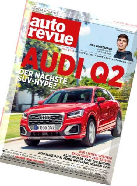 Autorevue – Juli 2016 Cover