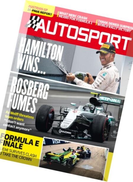 Autosport – 7 July 2016 Cover