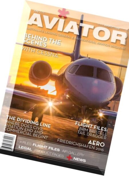 Aviator – July 2016 Cover
