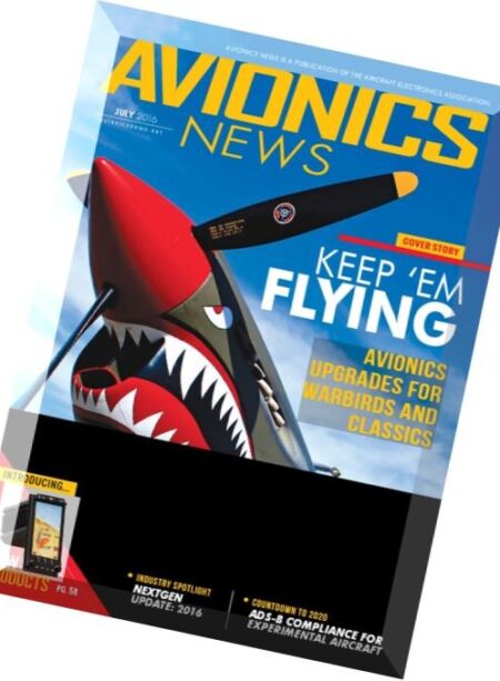 Avionics News – July 2016 Cover