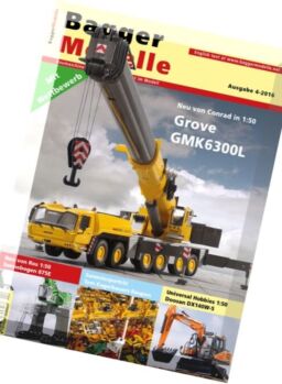 Baggermodelle – Nr.4, 2016